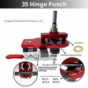 Gabarit de perçage pour charnières dissimulées 35 mm, personnalisable, pour le bricolage et la menuiserie, guide de positionnement, ODM OEM YOMO HJ35, outillage de machine - Product Image 6