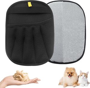 Newly Five-Finger Electrostatic Pet Hair Removal Glove Reusable Tool for Cats Dogs Effective Cleaning Bathing - Product Image 1