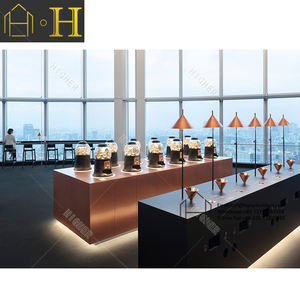 Raffinato Espositore da Banco per Caffetteria Chiosco per Centro Commerciale e Decorazione Murale per Bar - Product Image 6