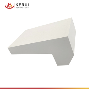 อิฐทนไฟ AZS แบบหล่อหลอมผสม คอรันดัม ซิรโคเนีย ของ KERUI สำหรับเตาเผาแก้ว - Product Image 1