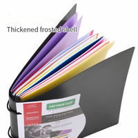 Carpeta de Archivo con Clip de 3 Anillos, Extraíble, para Organización de Oficina, Material PP, Diseño de Carpeta para Cuadernos