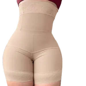 Diskon besar celana dalam Colombia faja BBL celana pendek grosir kontrol perut fajas lengkung BBL pinggul pinggang tinggi pembentuk bokong