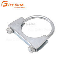 Accessoires automobiles universels – Collier de serrage en U en acier inoxydable 2/2,5/3 pouces pour silencieux d'échappement