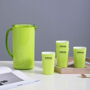 Bình Nước Bằng Nhựa Với Bộ 4 Cốc Bình Nước Lạnh <span class=keywords><strong>PS</strong></span> Hình Bầu Dục 1,5L - Product Image 4