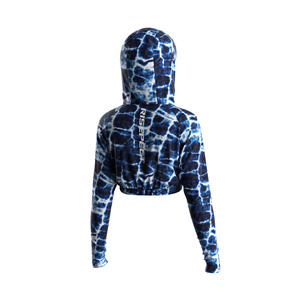 Haut d'été décontracté pour femme UPF100+ à coupe ajustée, taille élastique, manches longues raglan pour activités sportives - Product Image 2