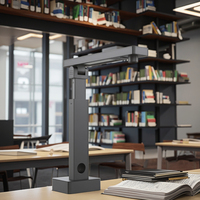 Escáner de Libros Eloam BS2200M de 22MP, Cámara de Documentos Automática de Alta Resolución para Bibliotecas, USB A3, Escaneo Continuo de 1 Segundo por 1 Página