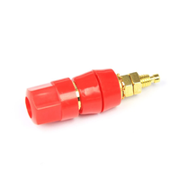 아연 합금 금도금 M5*50 단자대 5mm 스피커 소켓 4mm 바나나 소켓 육각 오디오 앰프 단자