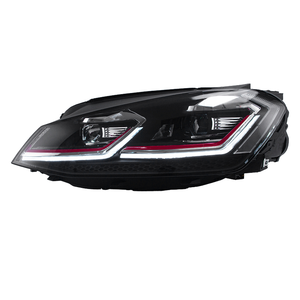 VLAND Nuevo Conjunto de Faros Delanteros Full <span class=keywords><strong>LED</strong></span> <span class=keywords><strong>Golf</strong></span> Mk7 Lámpara 12V 5000K 3000LM 25W Bombilla D2H para VW <span class=keywords><strong>Golf</strong></span> 2013-2019 - Product Image 2