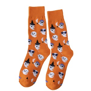 Calzini di Halloween con Fantasmi, Pipistrelli e Zucche, <span class=keywords><strong>Fantasmini</strong></span> Colorati, Calzini Divertenti e Colorati con Fantasmi e Pipistrelli, Calzini di Halloween Originali e Carini - Product Image 6