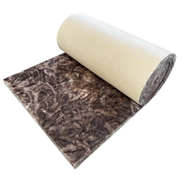 Laine de verre thermique ASTM C518 du Canada, résistance thermique R30, épaisseur 9,5 pouces, laine de verre marron ECO, rouleau d'isolation thermique pour toiture