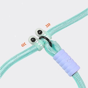 Nueva correa de moda para perros con cómodo mango acolchado para perros medianos y grandes, correa de entrenamiento para mascotas sin tirones, correa de nailon de lujo para perros - Product Image 3