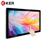 Monitor Comercial KER de 65 Pulgadas, Reproductor de Publicidad LCD, Pantalla de Montaje en Pared, Pantalla de Video Android, Señalización Digital