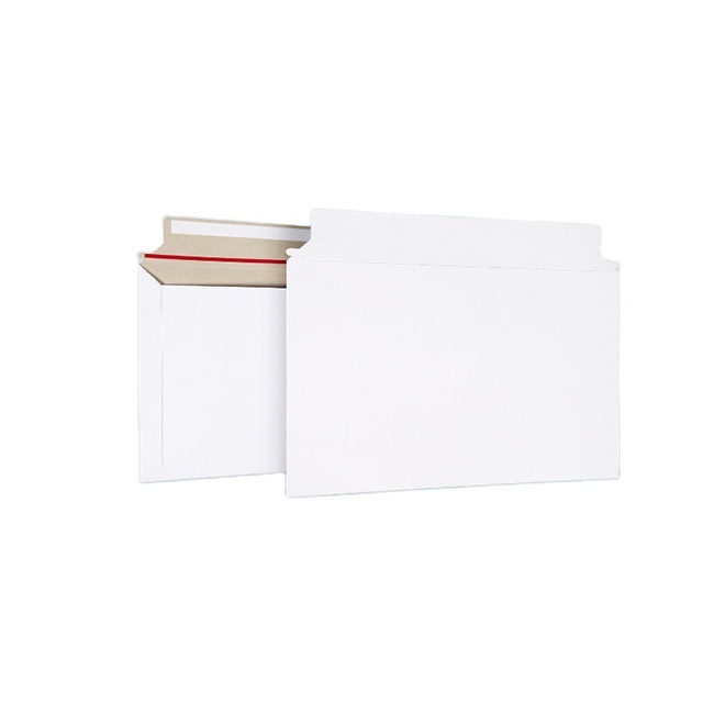 Custom Printed Logo  High Quality Photo Mailers Rigid Cardboard Envelopes