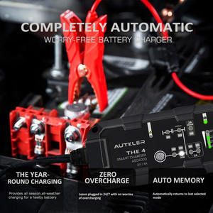 INSTABOX Chargeur d'entretien étanche 12V 6V 24V 5A 10A pour batteries AGM, plomb-acide et lithium de moto et de <span class=keywords><strong>voiture</strong></span> - Product Image 3