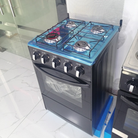 Offre Exceptionnelle : Four à Gaz Grand Format, 4 Brûleurs, Multifonctionnel, Droit, Monobloc, Direct Usine pour Cuisines Domestiques