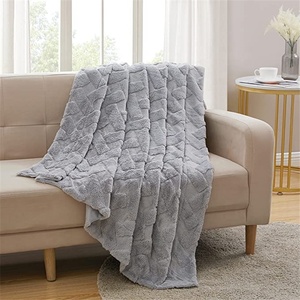 Couverture en <span class=keywords><strong>fausse</strong></span> <span class=keywords><strong>fourrure</strong></span> épaisse et chaude, 100% Polyester, <span class=keywords><strong>fausse</strong></span> <span class=keywords><strong>fourrure</strong></span> pour hiver, vente en gros - Product Image 1