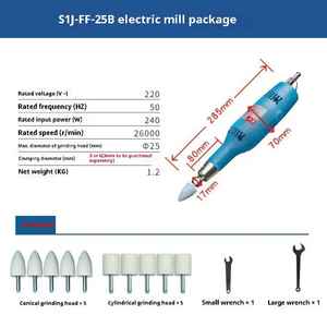 Incisore a filo diretto elettrico ad alta potenza del grado industriale con le caratteristiche interne del mulino per l'intaglio del legno - Product Image 6