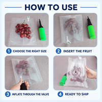 Contenedor Apilable Tipo Bolsa para Almacenamiento de Uvas, Eficiente, Inflable, de Película de PE, Diseño que Ahorra Espacio, Optimización de Almacenamiento