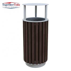 Contenedor de Basura para Exteriores, Cubo de Basura Ecológico para Parques y Calles, Contenedor de Reciclaje Público y Comercial - Product Image 1