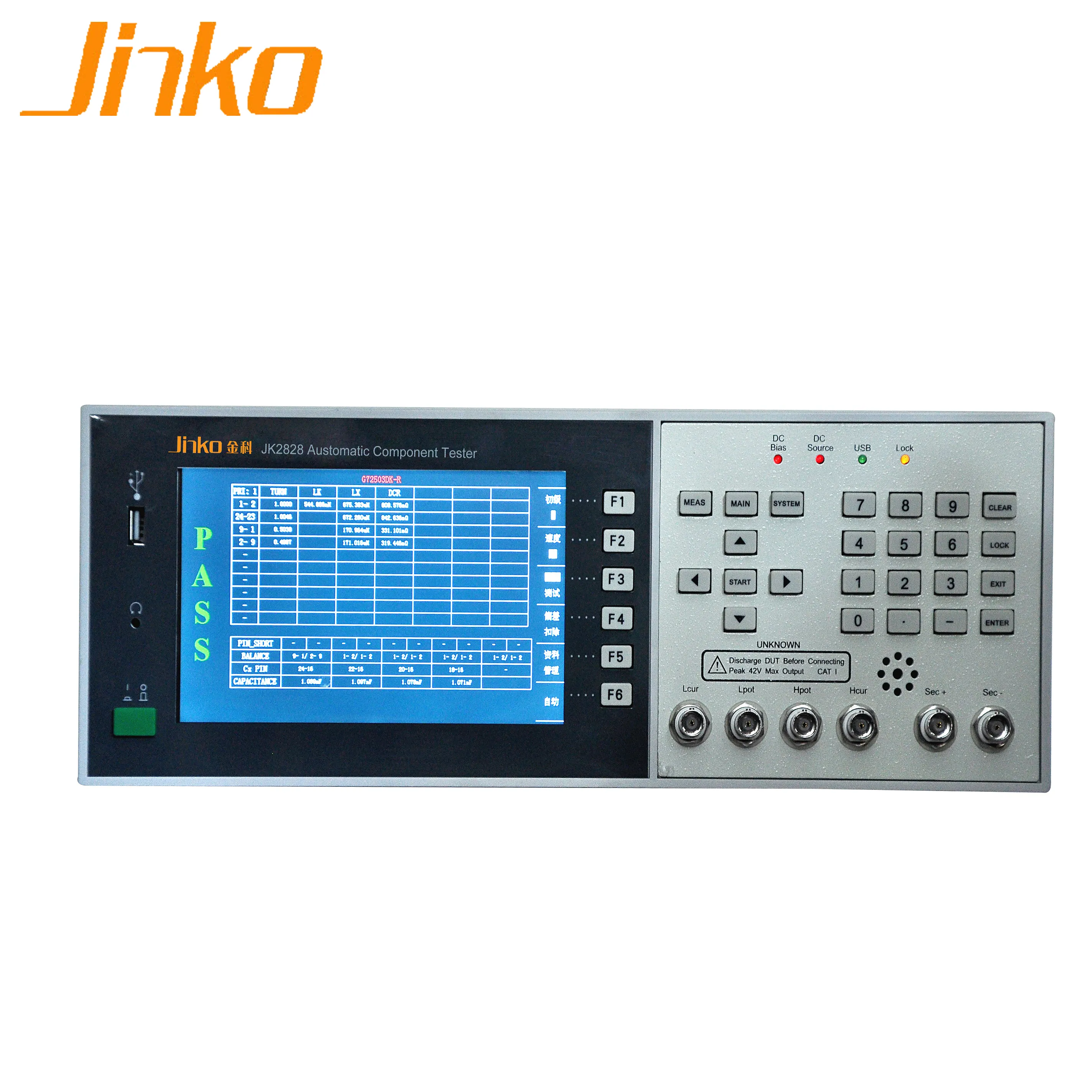 عالية الجودة مقياس قدرة دائرة التوالي JK2828 20Hz ~ 1MHz اختبار التردد