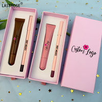 Kit de Maquillage Lèvres Hydratant et Nourrissant Végétalien et Sans Cruauté Animale : Baume à Lèvres Peptidique et Crayon Contour des Lèvres en Gros, Marque Privée