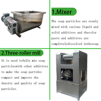 Machine à fabriquer du savon multifonctionnelle, capacité de 20 à 100 kg/h, entraînement par moteur et moteur électrique, automatique, pour l'atelier de production de savon en barre