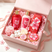 Coffret Cadeau de Bain Hydratant aux Herbes pour Halloween – Miniatures de Voyage : Gel Douche, Shampoing, Après-Shampoing, Lait Corporel – Marque Privée OEM Spa