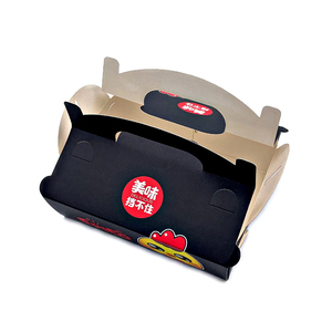 Pizza For Customer Design Fried Chicken Box With Handle Pizza Box For Food Packing