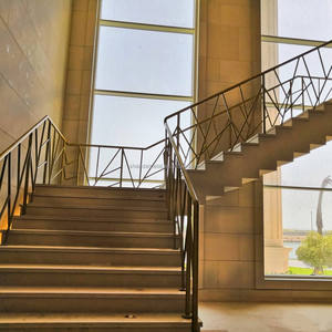 Sang trọng trang trí bằng thép rèn lan can rượu sâm banh lớp phủ cầu thang lan can HDG - Product Image 2