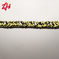 Corde tressée en aramide de 5 mm, 6 mm, 8 mm, haute résistance, résistante à la chaleur, pour levage industriel et sauvetage incendie (vente en gros)