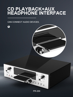 Système de cinéma maison audio mini Hi-Fi pour lecteur avec 2 haut-parleurs USB