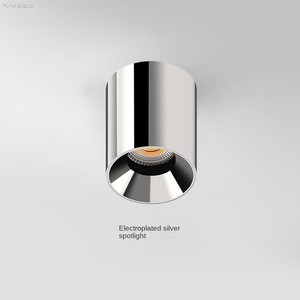 Moderno Foco LED COB Empotrable de 90 mm, IP65, Antideslumbrante, para Techo de Sala de Estar, 7W, Aluminio, Alto Brillo - Product Image 1