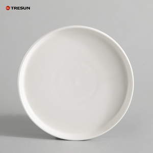 Vajilla nórdica personalizada para Catering, vajilla esmaltada de cerámica blanca mate, plato para carne, platos de boda, vajilla de porcelana, hoteles almacenados - Product Image 4