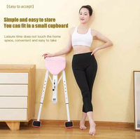 Appareil d'étirement pour les jambes avec roue réglable pour la flexibilité et la mise en forme des jambes, idéal pour le yoga et l'entraînement de split.
