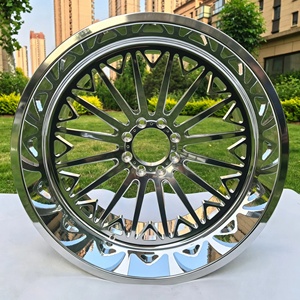 Nouvel ensemble personnalisé de <span class=keywords><strong>4</strong></span> jantes forgées concaves polies 24x14 8x6.5 20x10 22x10 22x14 24x12 26x14 26x16 6x135 pour Ford, Chevrolet, GMC - Product Image 6