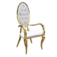 Chaises de salle à manger au design moderne Elite Luxe avec pieds en acier inoxydable pour la maison, l'hôtel, l'appartement, le bureau, les événements de mariage