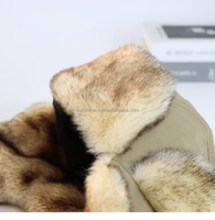 Buena calidad Hombres Mujeres Ruso Ushanka Trooper Trapper Aviator Bomber Hat Forrado de piel Orejera Gorro de invierno