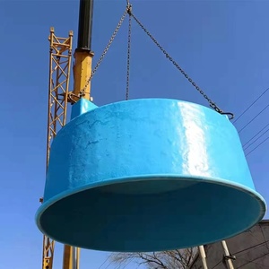 Ngoài trời FRP/GRP sợi thủy tinh thông tư nuôi trồng thủy sản cá Fry nở AO thiết bị Cá Ao bể nước - Product Image 6