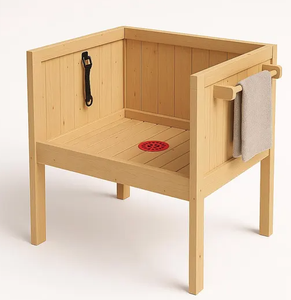 Estación de Peluquería para Mascotas de Madera Maciza (Mesa Plegable) - Product Image 3