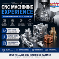 Service de fabrication CNC sur mesure pour pièces en aluminium et en cuivre, fabrication OEM ODM, haute précision ±0,01 mm, composants robotiques