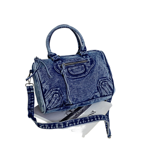 2025 nuova <span class=keywords><strong>borsa</strong></span> Vintage in Denim Boston <span class=keywords><strong>borsa</strong></span> <span class=keywords><strong>a</strong></span> <span class=keywords><strong>tracolla</strong></span> portatile di <span class=keywords><strong>grande</strong></span> capacità da <span class=keywords><strong>donna</strong></span> con cerniera Patchwork da viaggio - Product Image 1