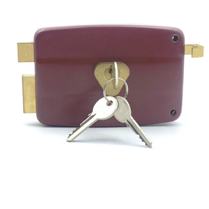 Serratura per Porta in Legno <span class=keywords><strong>CISA</strong></span> CASA TYPE ad Alta <span class=keywords><strong>Sicurezza</strong></span> con Doppio Cilindro 140mm per Mercato Medio Orientale, in Ottone 105A con Catenaccio Separato - Product Image 4