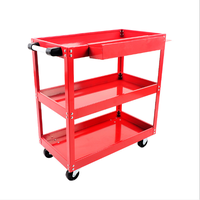 Chariot à outils multifonctionnel mobile à trois niveaux de haute qualité