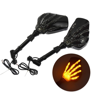 Reflectores de espejo retrovisor para motocicleta Harley Cruise Dauphin - Product Image 3