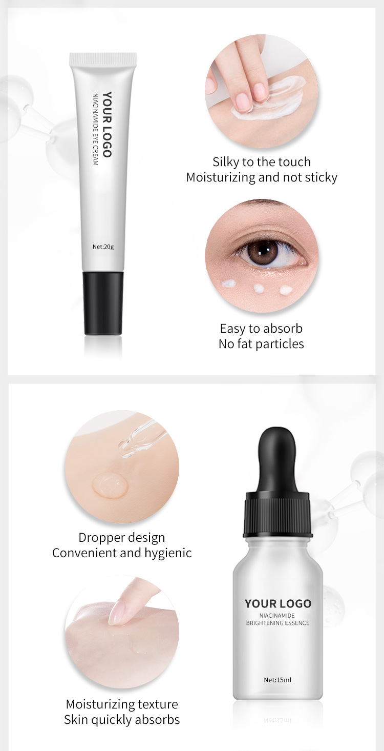 New Arrival Professional Private Label organic skincare Nicotinamide Anti Aging face Cream products Whitening Skin Care Set
