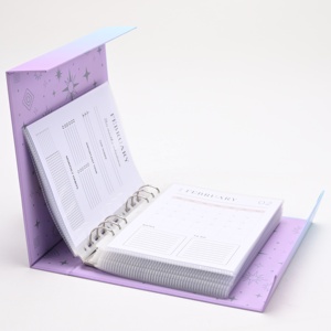 <span class=keywords><strong>Calendario</strong></span> de carpeta de anillas 2026 con índice mensual OEM/ODM Suministro de fábrica Almacenamiento de fotos personalizado Material de papel Páginas recargables - Product Image 4