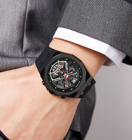 Reloj de Pulsera SKMEI 2432 para Hombre con Diseño de Esfera Único, Ideal para Festivales de Música, Viajes Cortos y Uso Diario