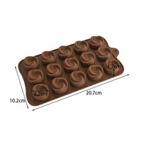 Moule à chocolat rectangulaire en silicone, antiadhésif, sans BPA, certifié LFGB Platinum, en promotion