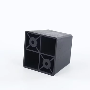 Reposapiés de silla de altura ajustable con pata de muebles de plástico ABS cuadrado promocional para interior/exterior para sala de estar y dormitorio - Product Image 1