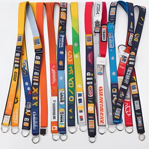 Cordón de Sublimación Personalizado con Logotipo Impreso a Color, Porta Tarjetas de Identificación, Correa para el Cuello, Porta Llaves con Cadena Retráctil, Bordado Resistente - Product Image 1